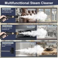 thumbnail image 6 of 2500W Handheld Steam Cleaner for Home, 6-Level High Pressure Steam Gun, Steam Machine w/40.6oz Tank, Portable Car Steamer for Auto Detailing & Cleaning, Car, Floor, Furniture, Tile Grout, Wall, 6 of 11