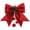Red, variant on Lilixerw Large Glitter Christmas Bow, Teal Sequin Sparkly Bow with Long Dovetail Tails, for Christmas Tree Wreath Front Door Holiday Decoration