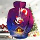 thumbnail image 1 of Nueva Navidad con capucha para hombres 3d estampado de Papá Noel sudaderas con capucha Otoño Invierno sudadera de manga larga Casual Top ropa de gran tamaño para hombres, 1 of 4