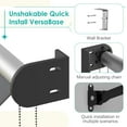 thumbnail image 5 of AECOJOY 55"x50" Manual Retractable Patio Awning in Dark Grey, 5 of 7