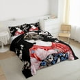 thumbnail image 3 of Homewish Japanese Geisha Girl Queen Comforter Set,Ukiyo Style Bedding Sets,Pink Cherry Blossom Bedding Comforter Set For Girls Kids,Ultra Soft Home Decor Reversible,3 Pieces, 3 of 8