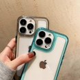 thumbnail image 4 of Compatible con iPhone 13 Pro Max Funda transparente, resistente, a prueba de golpes, anticaídas, 6.7 pulgadas, transparente, 4 of 5