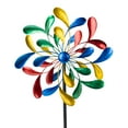 thumbnail image 4 of Teamson Home 18" dia. X 70" H Metallic Kinetic Windmill Spinner, Multi, 4 of 7