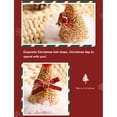 thumbnail image 3 of Bewildely Horquilla de Navidad para niñas y niños, de hilo bonita, adorno para el pelo, decoración para fiesta, decoración para el Kits de decoración para fiestas Oro, 3 of 6