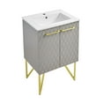 thumbnail image 2 of Annecy 24" Bathroom Vanity in Diamond Grey, 2 of 13