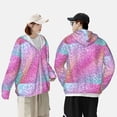 thumbnail image 6 of Easygdp Fun Rainbow Pink Lightweight Long Sleeve Sun Shirt Sports long-Sleeved Sun Protective Clothing, Quick Drying Breathable - Small, 6 of 9