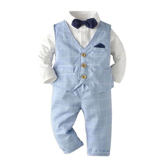 Conjunto Para Bebés, Ropa Para Recién Nacidos, Conjunto De Pantalones Con Tirantes De Manga Larga Para Otoño E Invierno, Ropa De Caballero Con Tirantes Odeerbi LM103-1181
