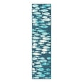 thumbnail image 2 of Unique Loom Outdoor Coastal Collection Area Rug - Plenty of Fish (2' x 8' Runner Blue/Teal), 2 of 9