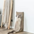 thumbnail image 2 of TRIXIE 17.7" L-Shaped Cat Scratching Board with Catnip & Silvervine, Reversible Corrugated Cardboard Scratcher with Built-In Ball Toy, Multi-Angle Scratch Pad, 2 of 7