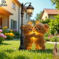thumbnail image 4 of CREATITOY 1 Pcs 2D Flat Teddy Bear Lawn Ornament Cute Durable Weatherproof Garden Yard Outdoor Decorations, 4 of 6