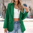 thumbnail image 5 of Dgankt Blazers for Women Fall Fashion Bussiness Casual Blazers Open Front Long Sleeve Jacket with Shoulder Pads,Size S-2XL, 5 of 9