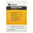 thumbnail image 2 of Niche Front Brake Pad Set for Kawasaki Z125 Pro Semi-Metallic Motorcycle 519-KPA2626D, 2 of 5