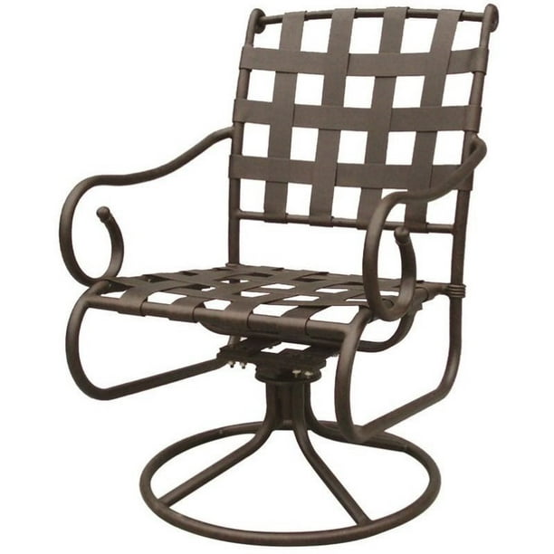 Darlee Malibu Swivel Patio Dining Chair In Antique Bronze Set Of 2 Com - Darlee Malibu Patio Furniture