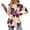 Purple, variant on Women's Casual Long Sleeve Round Neck Printed T Shirt Fashionable Loose Top for Fall Autumn