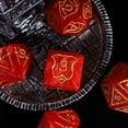 thumbnail image 2 of Cusdie 7-Die 25mm Giant DND Dice, Shield&Sword Pattern Polyhedral Dice Set for Role Playing Game Dungeons and Dragons D&D Dice Pathfinder, 2 of 5