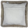 thumbnail image 4 of Set of Two Taupe Natural Sheepskin Square Pillows, 4 of 4