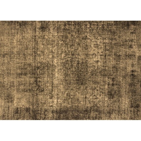 Ahgly Company Indoor Rectangle Oriental Brown Industrial Area Rugs, 7' x 10'