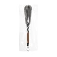 thumbnail image 5 of Bottle Brush Long Handle Soft Bristle Silicone for Water Bottles, Narrow Neck Cup Cleaning, Walnut Color | 2-in-1 Removable Head | Durable, Gentle on Glassware, Blender & Juicer Safe | Compact, 5 of 8