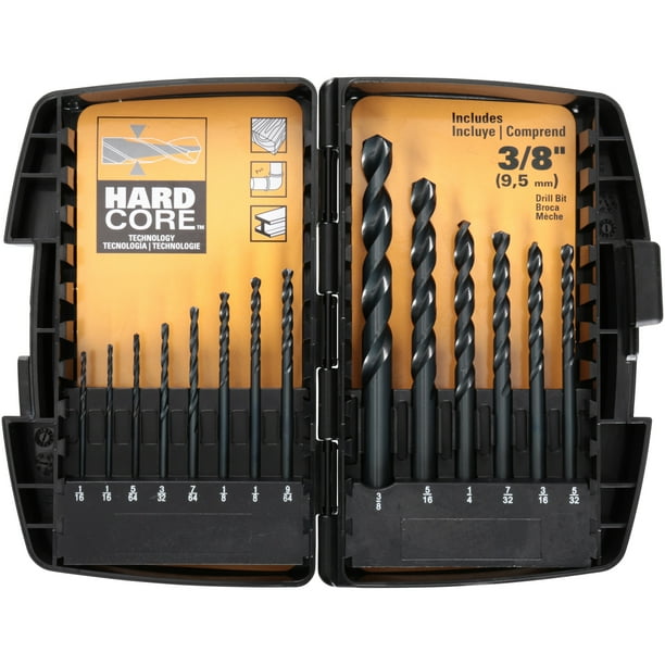 BOSTITCH Black Oxide Drill Bit Set 14Piece Clamshell, BSA1S14BM