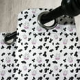thumbnail image 3 of Ambesonne Cow Print Grommet Curtain, Animal Hide Design, 50" x 96", Black White Lilac, 3 of 6