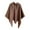 15# Brown, variant on Women's Shawl Wraps Fall Winter Warm Scarf Lounge Cardigan Open Front Poncho Cape Khaki Free