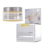 IT Cosmetics Travel Size Confidence In A Cream Anti-Aging Moisturizer, 0.5 fl oz (15ml)