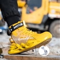 thumbnail image 5 of Fashion Safety Shoes Men Steel Toe Work Shoes Puncture Proof Sneaker Man Industrial Work Safety Boots Breathable Protective Boot, 5 of 5