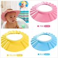 thumbnail image 1 of Adjustable Baby Kids Shampoo Bath Bathing Shower Cap Hat Wash Hair Shield, 1 of 5