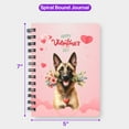 thumbnail image 5 of Happy Valentine's Day Belgian Malinois holding flowers Spiral Bound Journal Sheepdog Dog Lover Gifts 5x7in Spiral Notebook - 3005, 5 of 5