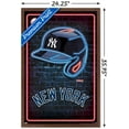 thumbnail image 3 of MLB New York Yankees - Neon Helmet 23 Wall Poster, 22.375" x 34" Framed, 3 of 6