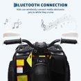 thumbnail image 4 of EDTara 12V Toddler Electric Car with Remote Control, Kids Ride On Car with Bluetooth USB Music Player, 2x35W Motor, LED Headlights, 4 of 8