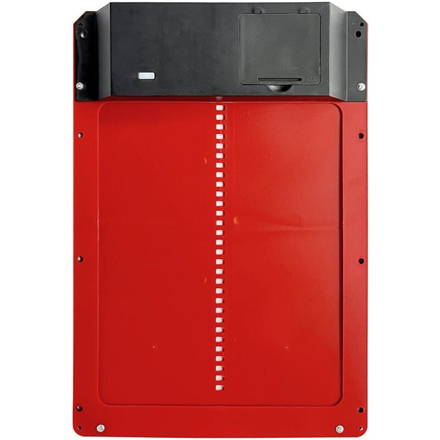 ROJA Puerta automática para gallinero, sensor de luz, puerta plástica liviana para gallinero, puerta para mascotas, roja esquí esquí Gafas de esquí