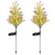 thumbnail image 1 of Lámpara de tierra Impermeable Energía solar Lámpara LED para exteriores Forma de árbol Decoración Camino Luz de jardín 2pcs Monstrate HA003695-00, 1 of 7