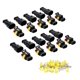 thumbnail image 1 of 10 kits de conector eléctrico impermeable para coche de 2 pines, enchufe impermeable para coche, a prueba de polvo, aislado y sellado, 1 of 5