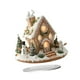 thumbnail image 2 of Casa de pueblo navideña 2D, decoración de escritorio, decoración de edificios, escena de nieve, casa, pueblo navideño para exhibición, 2 of 9