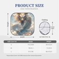 thumbnail image 3 of Balery Cool Cloud White Dragon Parasol para parabrisas de coche de 2 piezas | Parasol plegable para parabrisas delantero de coche para la mayoría de sedanes-Large, 3 of 6