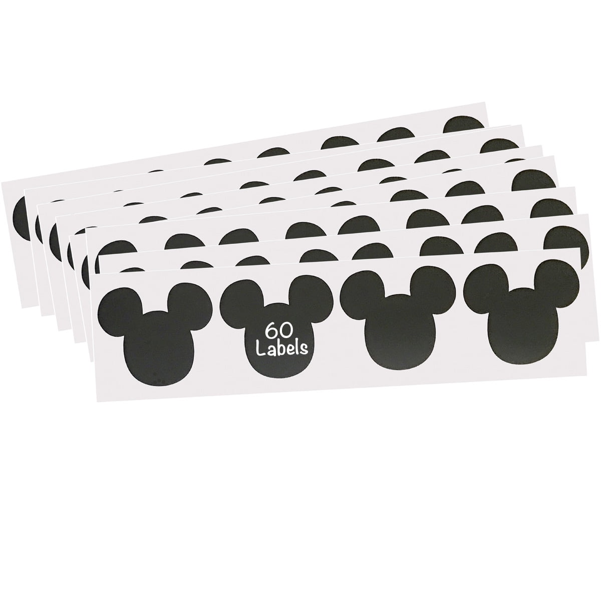 60 Mickey Mouse Inspired Vinyl Chalkboard Labels