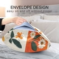 thumbnail image 4 of Yayeee Pillowcase Standard Size Set of 2 Satin Wrinkle Resistant Pillow Case, Cartoon Plants, 4 of 7