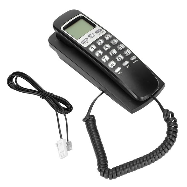 Caller ID Landline,Wired Wall Phone Multifunctional Wired Wall Phone Wired Fixed Telephone Built for Precision