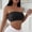 A1-Black, variant on TRUBKH Womens Bra Tops Seamless Bandeau Tube Top Strapless Bandeau Bras for Women Going Out Strapless Short Shirt Short Shirt Strapless Camisole Club Tops Bikini Top Boho Bandeau Brown L