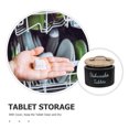thumbnail image 3 of 1Set Laundry Jars with Lids Black Wooden Moisture Prevention Container for Families, 3 of 9