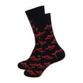 thumbnail image 5 of Milageto Mid Calf Socks Valentines Day Gifts Warm Novelty Gift for Party Home Friends F, 5 of 8