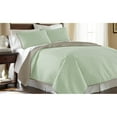 thumbnail image 5 of Modern Threads 3 Piece Coverlet, Reversible Leaf Design, Atmosphere/Hazel, King, 5 of 7