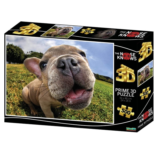 Puzzle Pugsley Cute Puppy de The Zoofy Group, 500 unidades