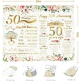 thumbnail image 2 of 30th Wedding Anniversary Blanket - 30 Years of Marriage Gifts for Couple, Best 30th Anniversary Wedding Gifts for Parents Friends Grandparents - Pearl Anniversary Decorations Throw Blanket Present, 2 of 5