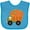 Turquoise, variant on Inktastic Pumpkin Truck Thanksgiving Halloween Boys or Girls Baby Bib