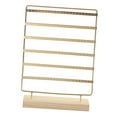 thumbnail image 5 of Segolike Earring Display Stand Jewelry Organizer Multipurpose, Hanging Jewelry Stand, Ear Stud Rack for Women Girl Dresser Home Vanity gold, 5 of 8