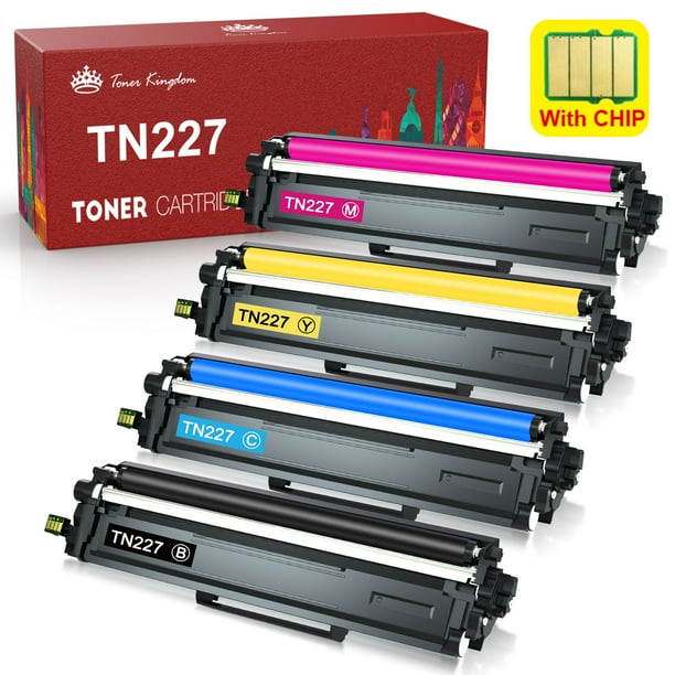 Toner Kingdom Compatible For 4Pc Toner Cartridge for Brother TN227