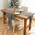 thumbnail image 4 of WWC Christmas Table Runner and Chair Cover Set, Red Plaid Cloth Chair Slipcovers, Christmas Decorations Chair Protector for Party and Dining Room, 4 of 6