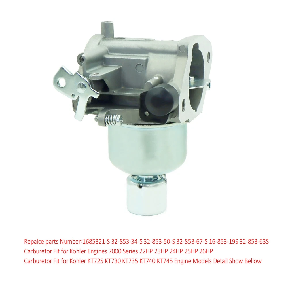 XINIU 7000 Series For Kohler KT725, KT730, KT735, KT740, KT745 Engines Alloy Steel Carburetor Kit Lawn Mower Parts
